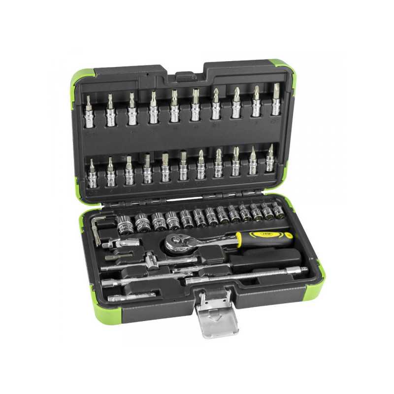 COFFRET OUTILLAGE DOUILLES DE 46 PIÈCES 6 PANS 53201 COFFRET OUTILLAGE DOUILLES DE 46 PIÈCES 6 PANS 53201