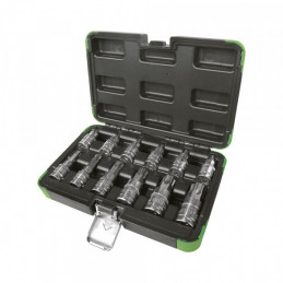 COFFRET JEU DE DOUILLES 12 PIÈCES DE 1/2" - TORX 53103