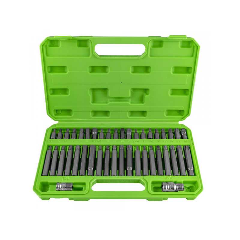 COFFRET OUTILLAGE 42 EMBOUTS DE VISSAGE TORX, 12 ET 6 PANS 50983