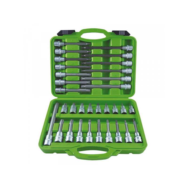 COFFRET OUTILLAGE D'EMBOUTS RIBE 32 PIÈCES 52606