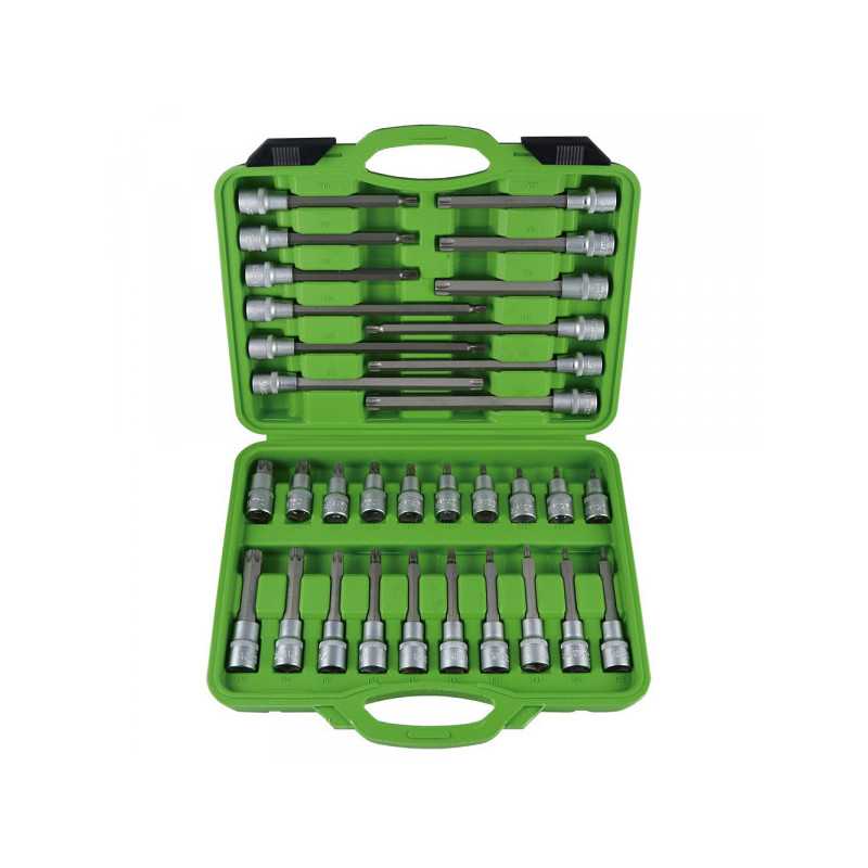 COFFRET OUTILLAGE D'EMBOUTS TORX 32 PIÈCES 52605