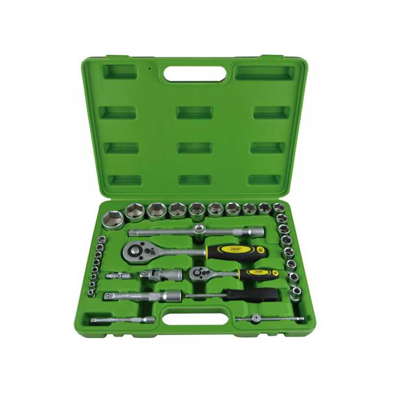 COFFRET OUTILLAGE DOUILLES 35 PIÈCES EN POUCE 51885 COFFRET OUTILLAGE DOUILLES 35 PIÈCES EN POUCE 51885