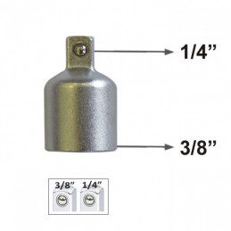 1 ADAPTATEUR DE 1/4" À 3/8"