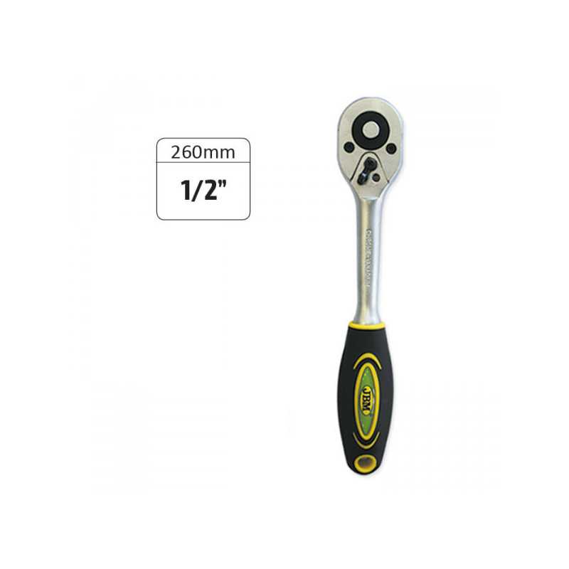 OUTIL CLIQUET 24 DENTS DE 1/2" 260MM - ACIER ZINGUÉ 51287