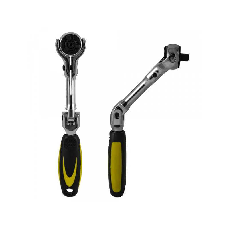 OUTIL CLIQUET 72 DENTS ARTICULÉ COURT DE 1/4" 175MM 52587