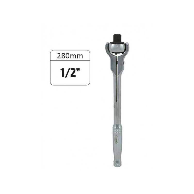 OUTIL CLIQUET À 72 DENTS TÊTE PIVOTANTE DE 1/2" 280MM 51406