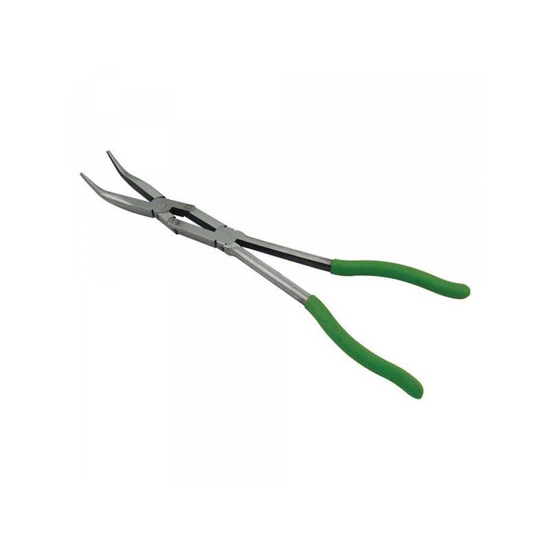 1 PINCES EXTRA LONGUES SYSTÈME CISEAUX-COURBÉ 45º LONG 335mm 52847 1 PINCES EXTRA LONGUES SYSTÈME CISEAUX-COURBÉ 45º LONG 335mm 52847