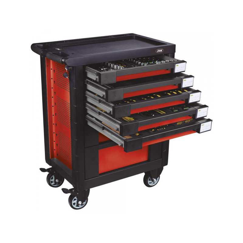 SERVANTE D'OUTILS VIDE 7 TIROIRS - ROUGE 52709 SERVANTE D'OUTILS VIDE 7 TIROIRS - ROUGE 52709