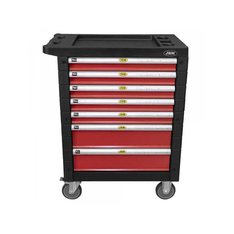SERVANTE D'OUTILS 7 TIROIRS - ROUGE 53686 SERVANTE D'OUTILS 7 TIROIRS - ROUGE 53686
