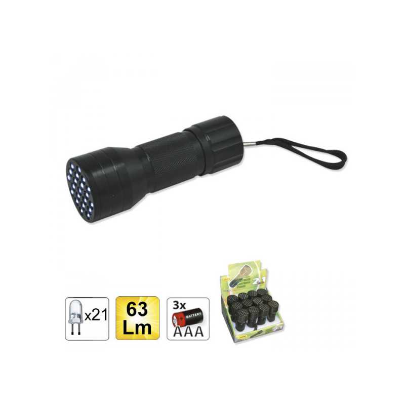 LAMPE TORCHE 21 LEDS 51326