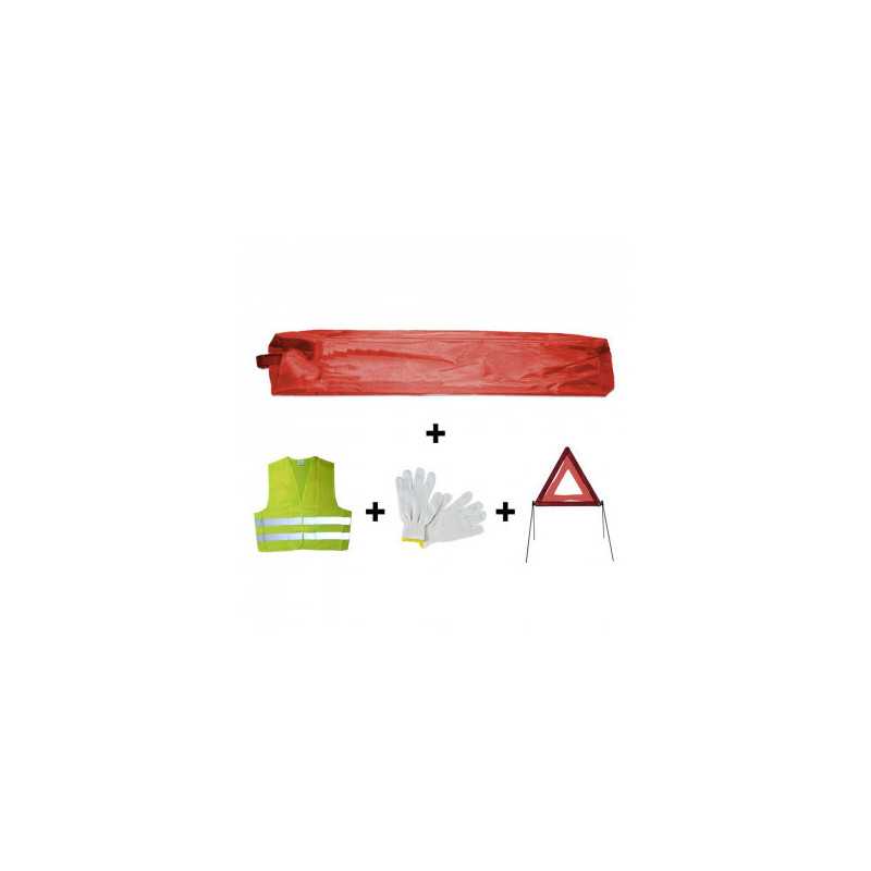 KIT DE SÉCURITÉ POCHETTE MINI Rouge 53172