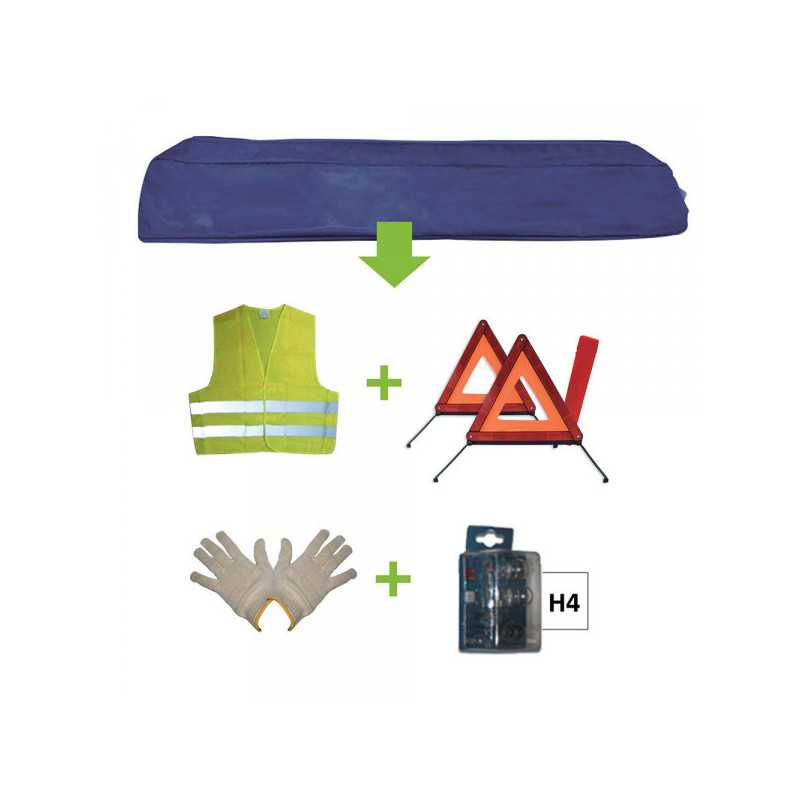 KIT DE SÉCURITÉ H4 Bleu 52769 KIT DE SÉCURITÉ H4 Bleu 52769