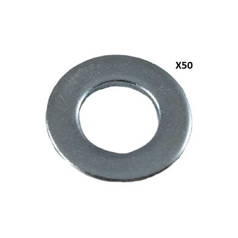 50 RONDELLES ZINGUÉE DIN 125 M12 10783 *50 50 RONDELLES ZINGUÉE DIN 125 M12 10783 *50