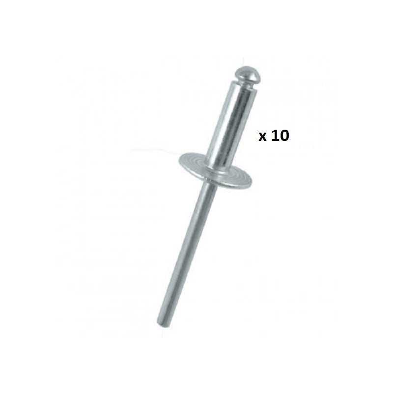 10 RIVETS 4.8X20MM 10881 *10 10 RIVETS 4.8X20MM 10881 *10