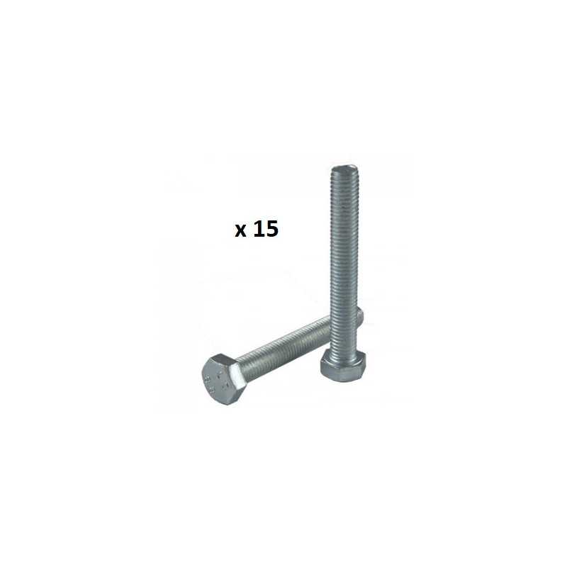 15 VIS ZINGUÉE DIN 933 8.8 M8x50 10776 *15 15 VIS ZINGUÉE DIN 933 8.8 M8x50 10776 *15