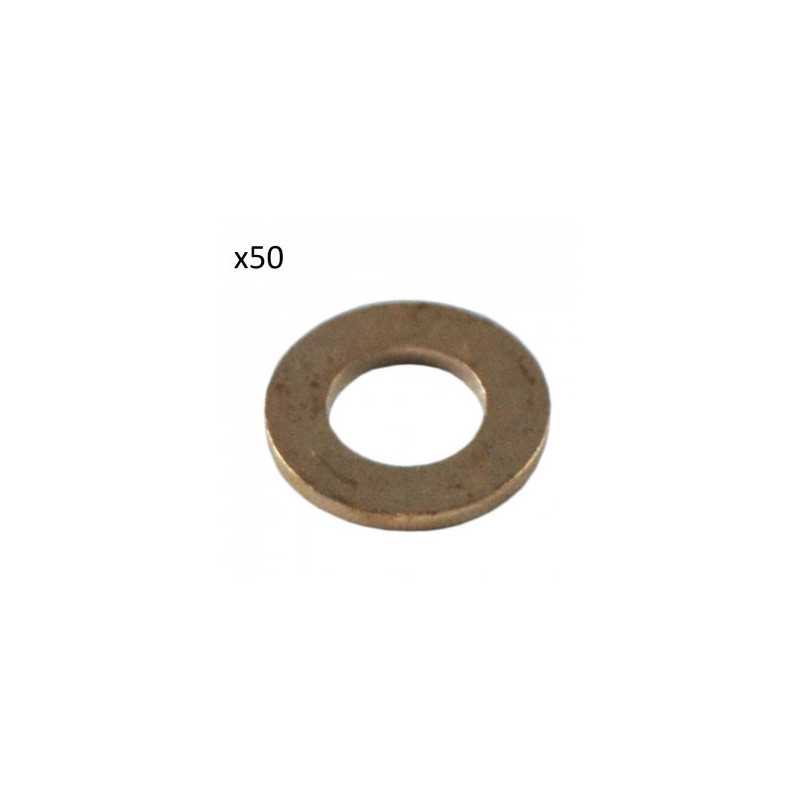 50 RONDELLES DE CUIVRE POUR INJECTEURS (15,0 x 7,0 x 2,0MM) 13822 *50 50 RONDELLES DE CUIVRE POUR INJECTEURS (15,0 x 7,0 x 2,0MM) 13822 *50