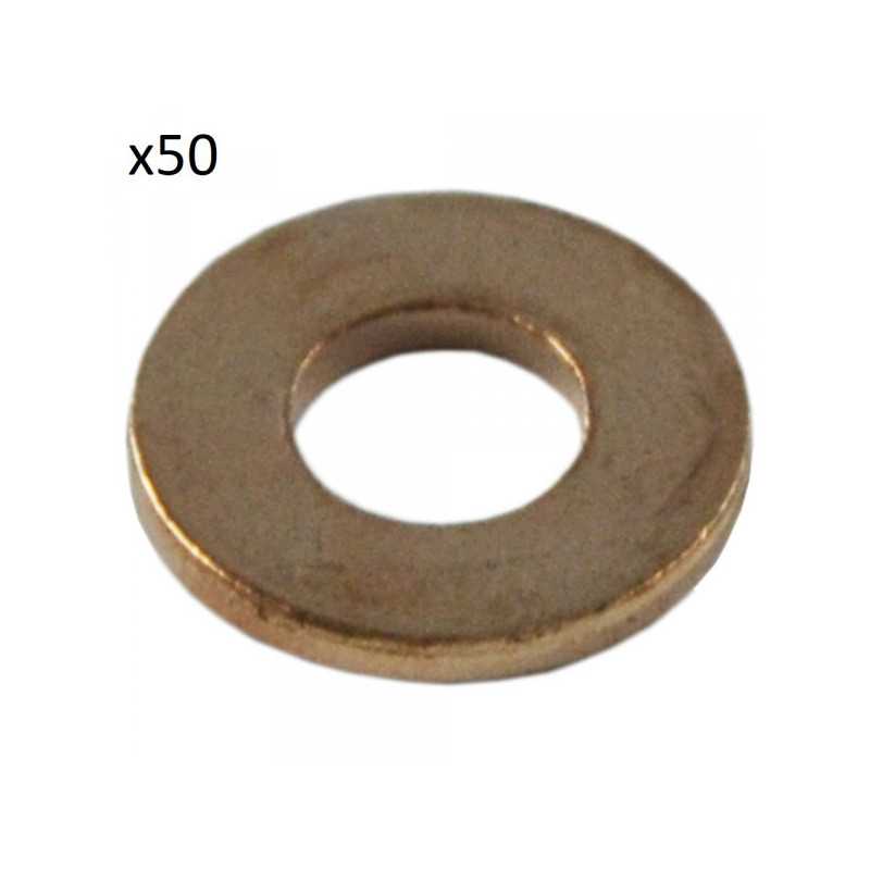 SAC DE 50 RONDELLES DE CUIVRE POUR INJECTEURS (15,0 x 7,5 x 3,0MM) 13827 *50 SAC DE 50 RONDELLES DE CUIVRE POUR INJECTEURS (15,0 x 7,5 x 3,0MM) 13827 *50