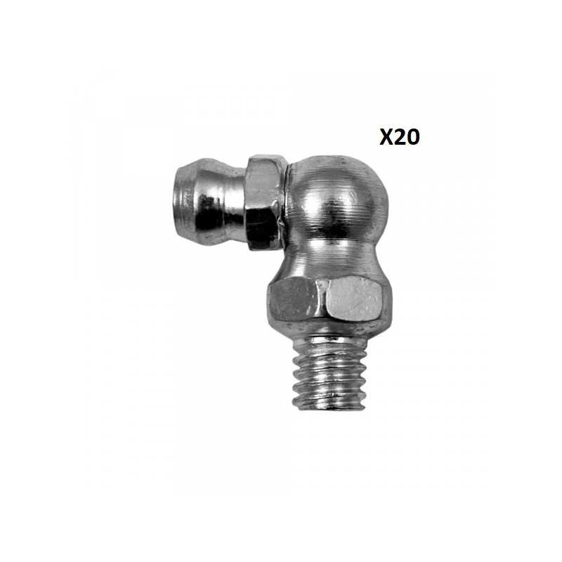 20 GRAISSEUR ANGLE 90º DE 6mm 10874 *20 20 GRAISSEUR ANGLE 90º DE 6mm 10874 *20