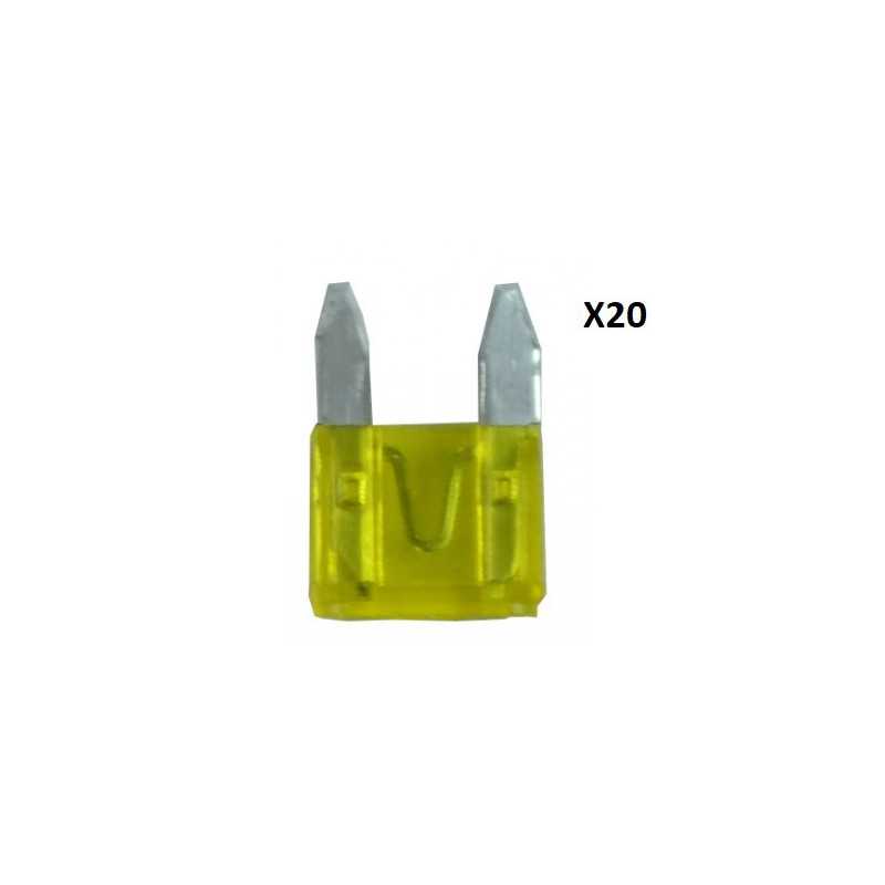 20 FUSIBLES ANFICHABLE APF-190 20A 10911 *20 20 FUSIBLES ANFICHABLE APF-190 20A 10911 *20