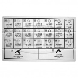 Coffret de rondelles (joints) en cuivre pour injecteurs 551 Pièces 53464