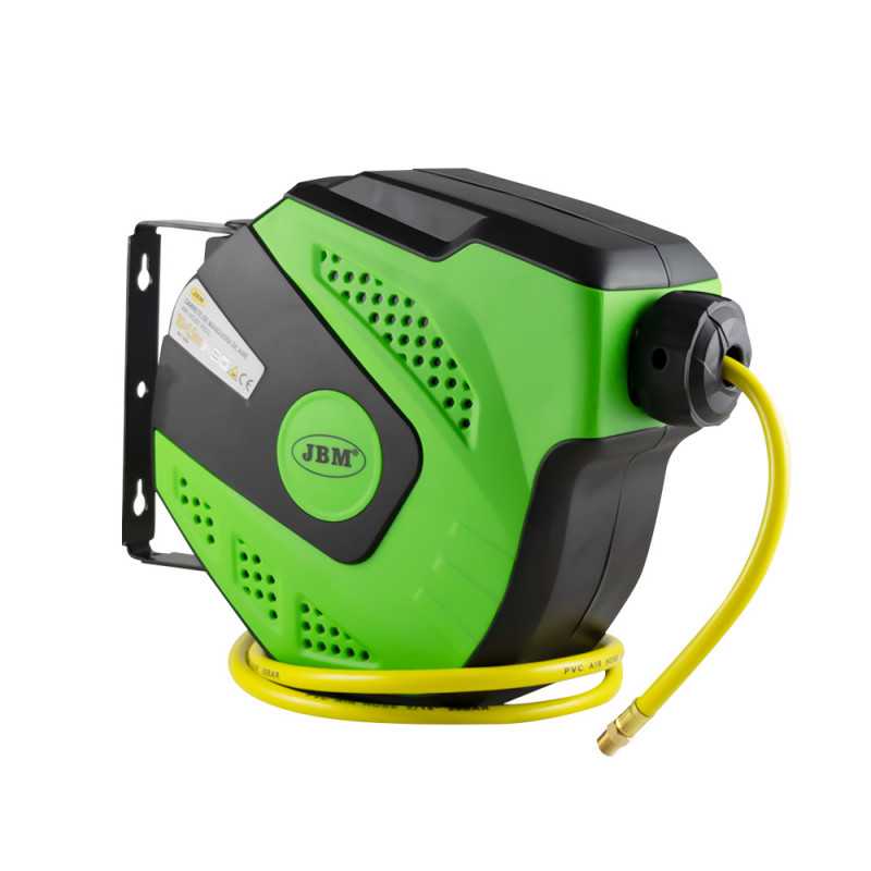 ENROULEUR DE TUYAU D’AIR 11M - VERT 53882 ENROULEUR DE TUYAU D’AIR 11M - VERT 53882
