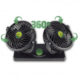 VENTILATEUR DE VOITURE DOUBLE 5"- 24 V 53601