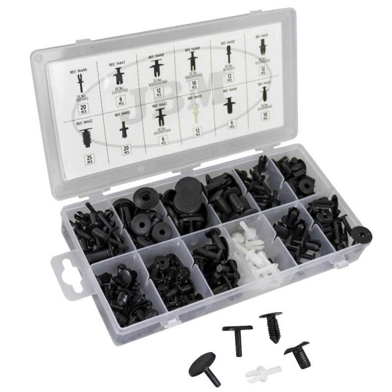 KIT DE 151 CLIPS HABILLAGE INTERIEUR POUR MERCEDES-BENZ 53718 KIT DE 151 CLIPS HABILLAGE INTERIEUR POUR MERCEDES-BENZ 53718