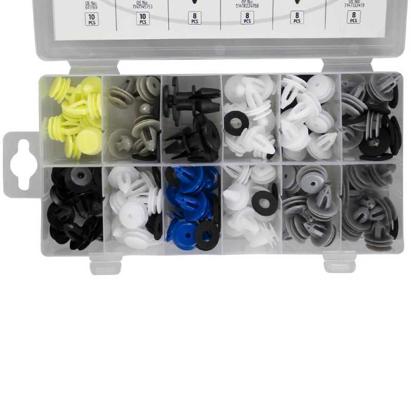 KIT DE 92 CLIPS POUR PANNEAUX DE PORTE/MOULURES BMW MINI 53719 KIT DE 92 CLIPS POUR PANNEAUX DE PORTE/MOULURES BMW MINI 53719